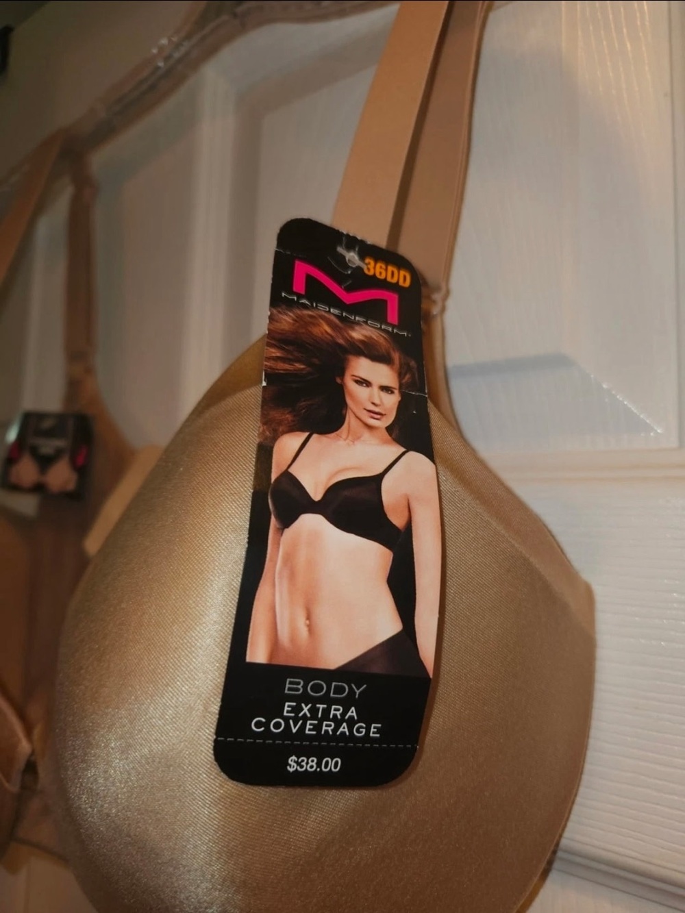 Maidenform Bra 09436 Cushion Wire Comfort Devotion Beige 36DD NWT - Picture 3 of 6
